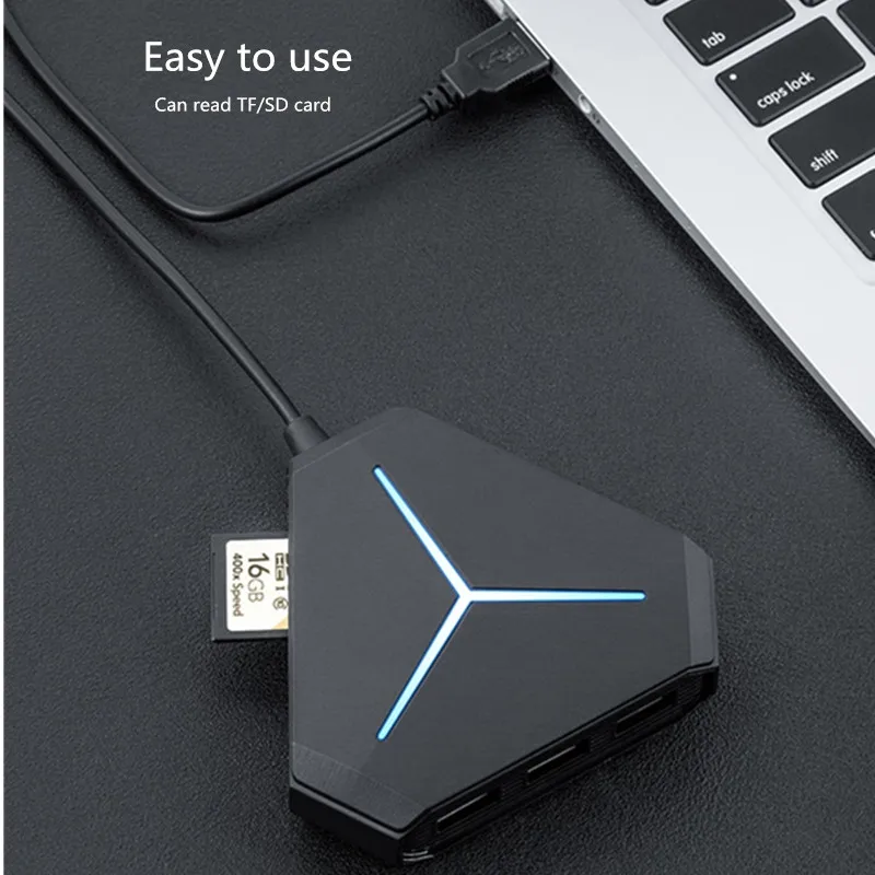 6-Port USB 3.0 Hub Splitte Card Reader Support 7.1 Sound Card Headset Micro High-Speed Converter Drive-Free Extender
6-Port USB 3.0 Hub Splitte Card Reader Support 7.1 Sound Card Headset Micro High-Speed Converter Drive-Free Extender