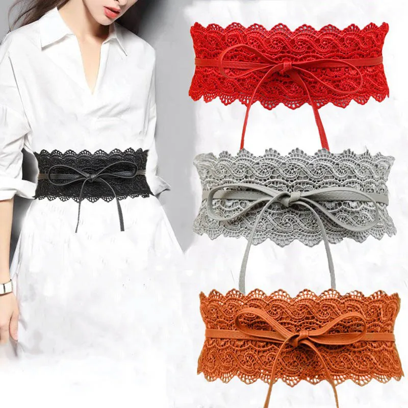 Q Europe America Style Elastic Women Waistband Lace Belt Wide Corset Wedding Fashion Dress Waist Band All-match Elegant
Q Europe America Style Elastic Women Waistband Lace Belt Wide Corset Wedding Fashion Dress Waist Band All-match Elegant
