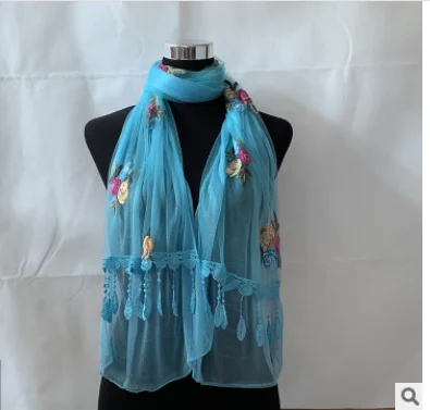 2022 The New Spring and summer new embroidery flower scarf double shawl female lace stitching rose flower silk scarf scarves wom 
2022 The New Spring and summer new embroidery flower scarf double shawl female lace stitching rose flower silk scarf scarves wom