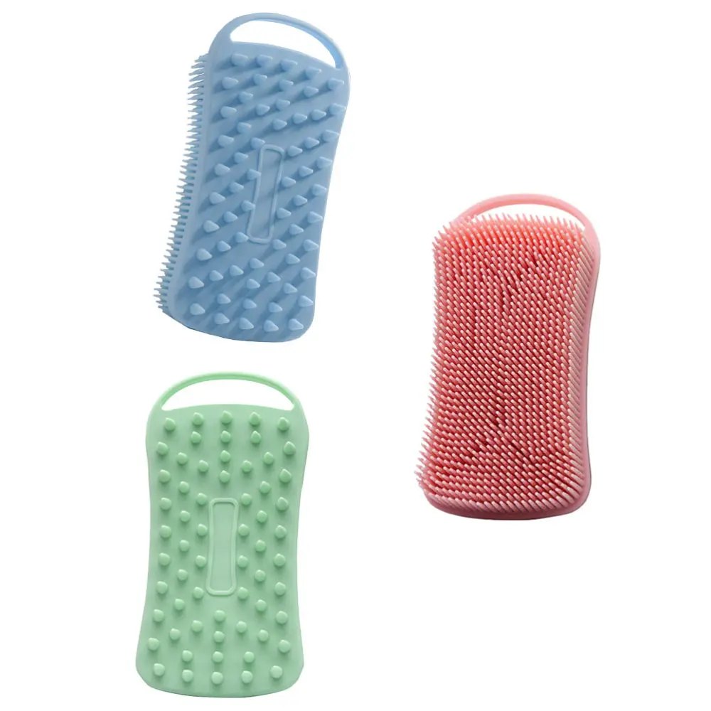 3pcs Square Silicone Bath Brushes Bath Hair Washing Brushes Bath Skin Cleaners 
3pcs Square Silicone Bath Brushes Bath Hair Washing Brushes Bath Skin Cleaners