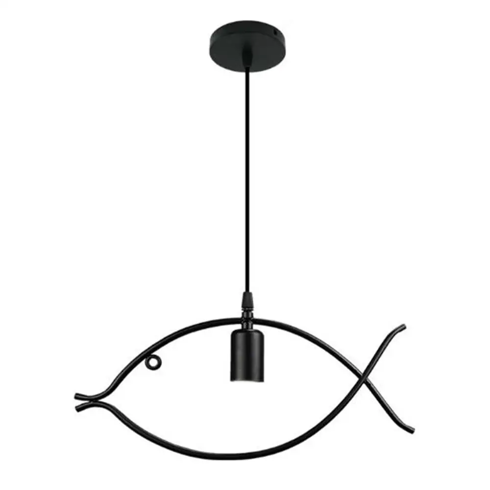 Durable E27 Light Holder Fish-Shaped Lamp Holder Decoration Home Funny Modern Universal Iron Art Black Cable Cord Plug
Durable E27 Light Holder Fish-Shaped Lamp Holder Decoration Home Funny Modern Universal Iron Art Black Cable Cord Plug