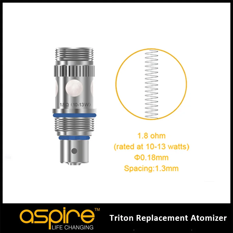 Сменная катушка Aspire Triton 1 8/0 3/0 4 Ом 5 шт. | Электроника
