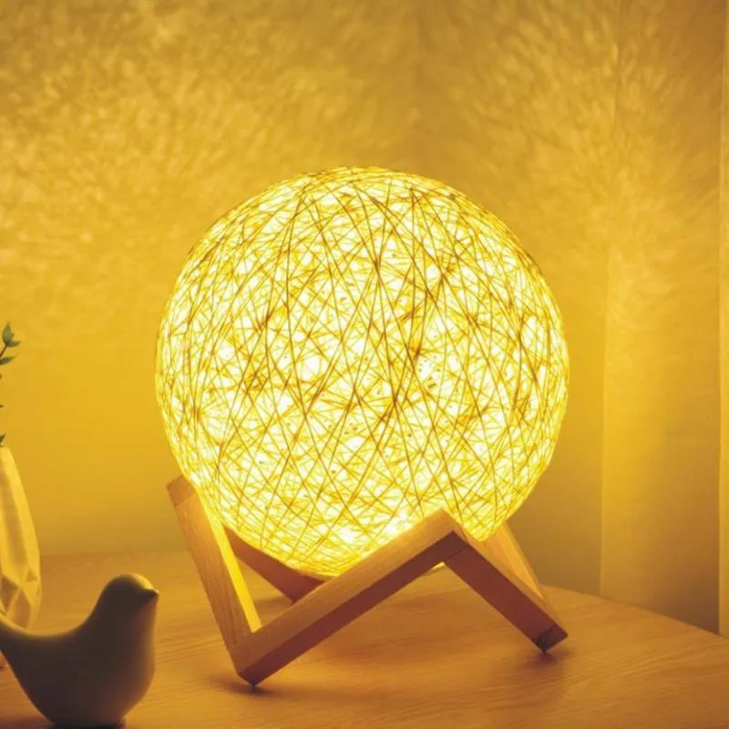 3D LED Rattan Moon Night Light USB Charging Moon Lamp Night Plastic Home Bedroom Table Decor Colorful Art Rattan Moonlight Lamp
3D LED Rattan Moon Night Light USB Charging Moon Lamp Night Plastic Home Bedroom Table Decor Colorful Art Rattan Moonlight Lamp