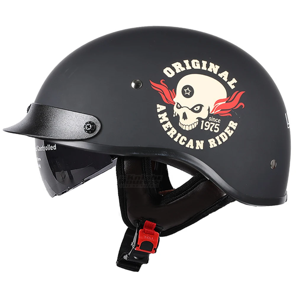 Motorcycle Helmet Open Face Retro Half Helmet Unisex Motorbike Riding Helmet Motorcycle Racing Helmet Casco Moto Biker Capac
Motorcycle Helmet Open Face Retro Half Helmet Unisex Motorbike Riding Helmet Motorcycle Racing Helmet Casco Moto Biker Capac