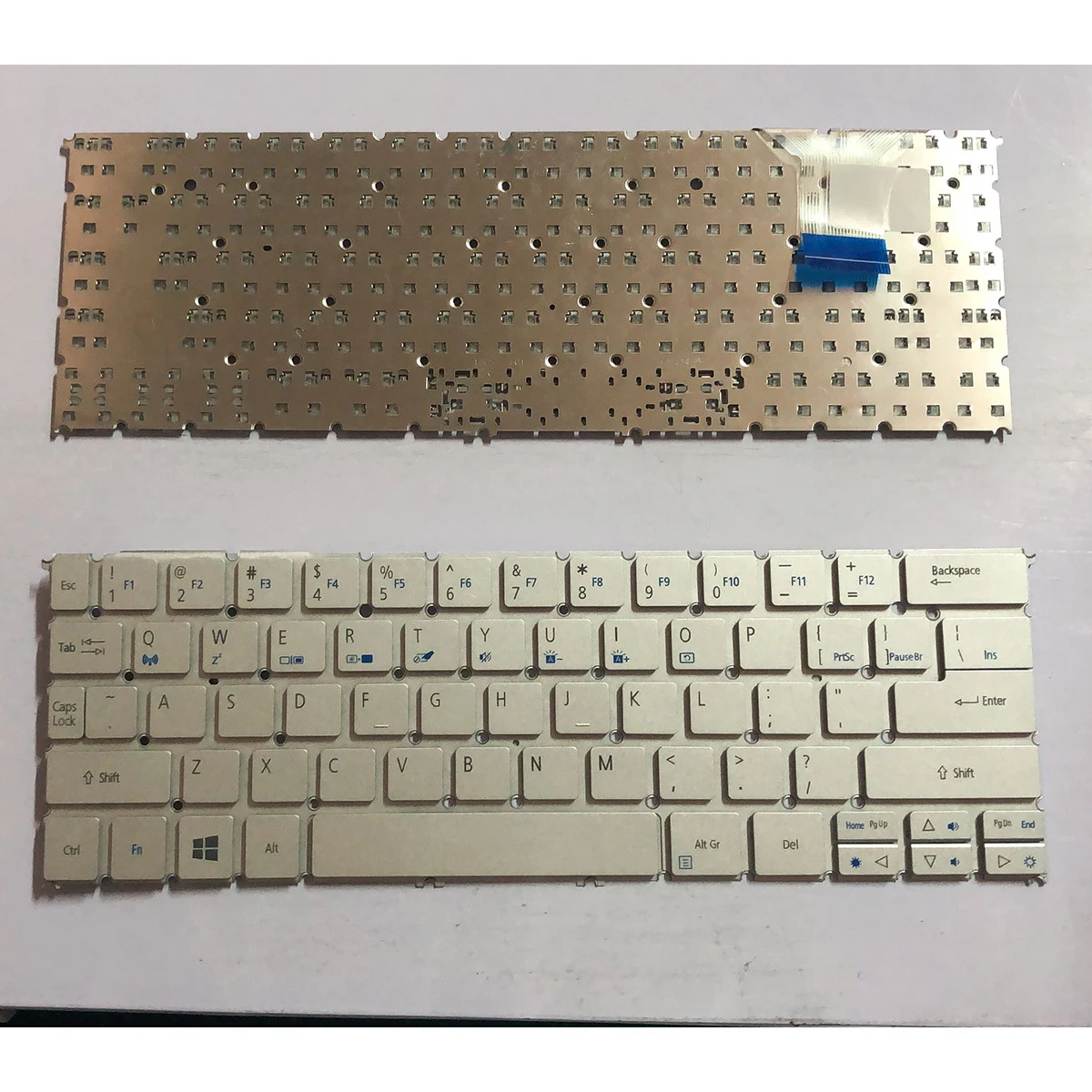 

us Keyboard For Acer Aspire P3-131 P3-171 P3-171-6408 P3-171-6820 MP-12Q33U46200 English Silver laptop Keyboard Without Frame