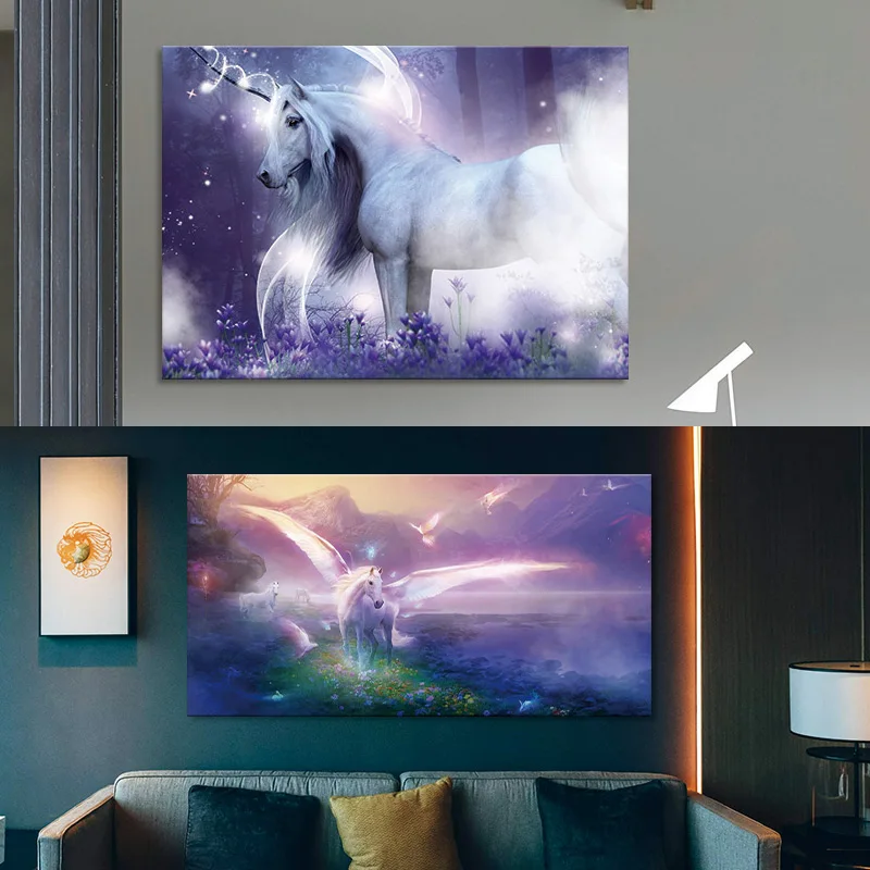 Abstract Charming Colorful Unicorn Poster Wall Art Canvas Paintings Horse Home Decor Prints Decoration for Livingroom 
Abstract Charming Colorful Unicorn Poster Wall Art Canvas Paintings Horse Home Decor Prints Decoration for Livingroom