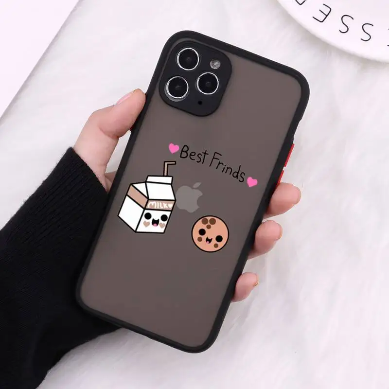 Cute Milk Biscuits BFF Best Friends Phone Case Matte Transparent for iPhone 7 8 11 12 s mini pro X XS XR MAX Plus cover funda
Cute Milk Biscuits BFF Best Friends Phone Case Matte Transparent for iPhone 7 8 11 12 s mini pro X XS XR MAX Plus cover funda