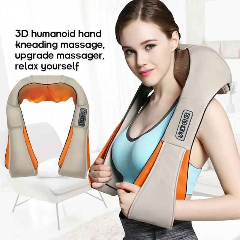U Shape Heat Deep Kneading Infrared Massager Electrical Shiatsu Back Neck Shoulder Body Massager Infrared Massage Car/Home XA26E
U Shape Heat Deep Kneading Infrared Massager Electrical Shiatsu Back Neck Shoulder Body Massager Infrared Massage Car/Home XA26E
