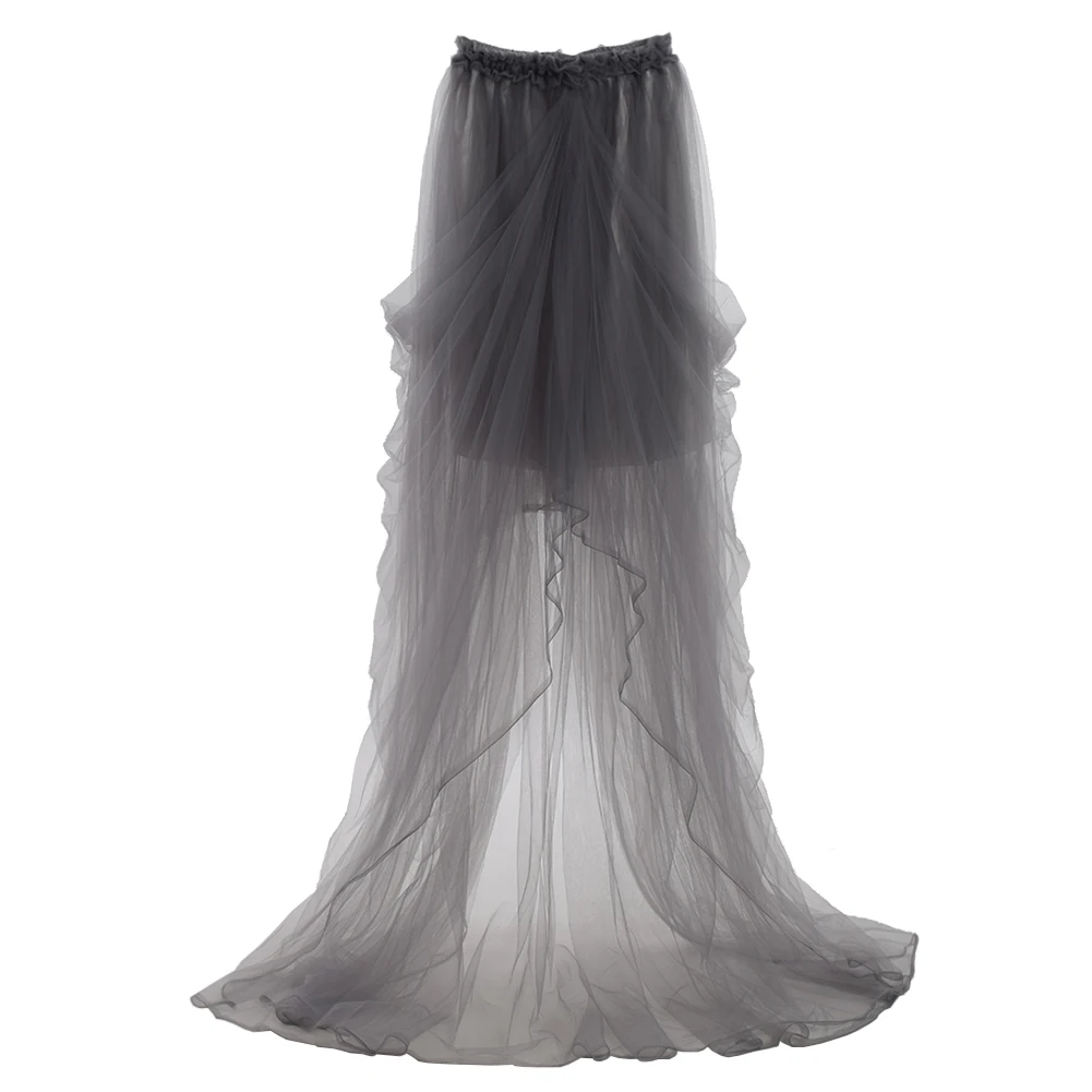 В Викторианском Стиле Свадебная пачка юбка из Тюля Пол Длина юбка|Костюмы