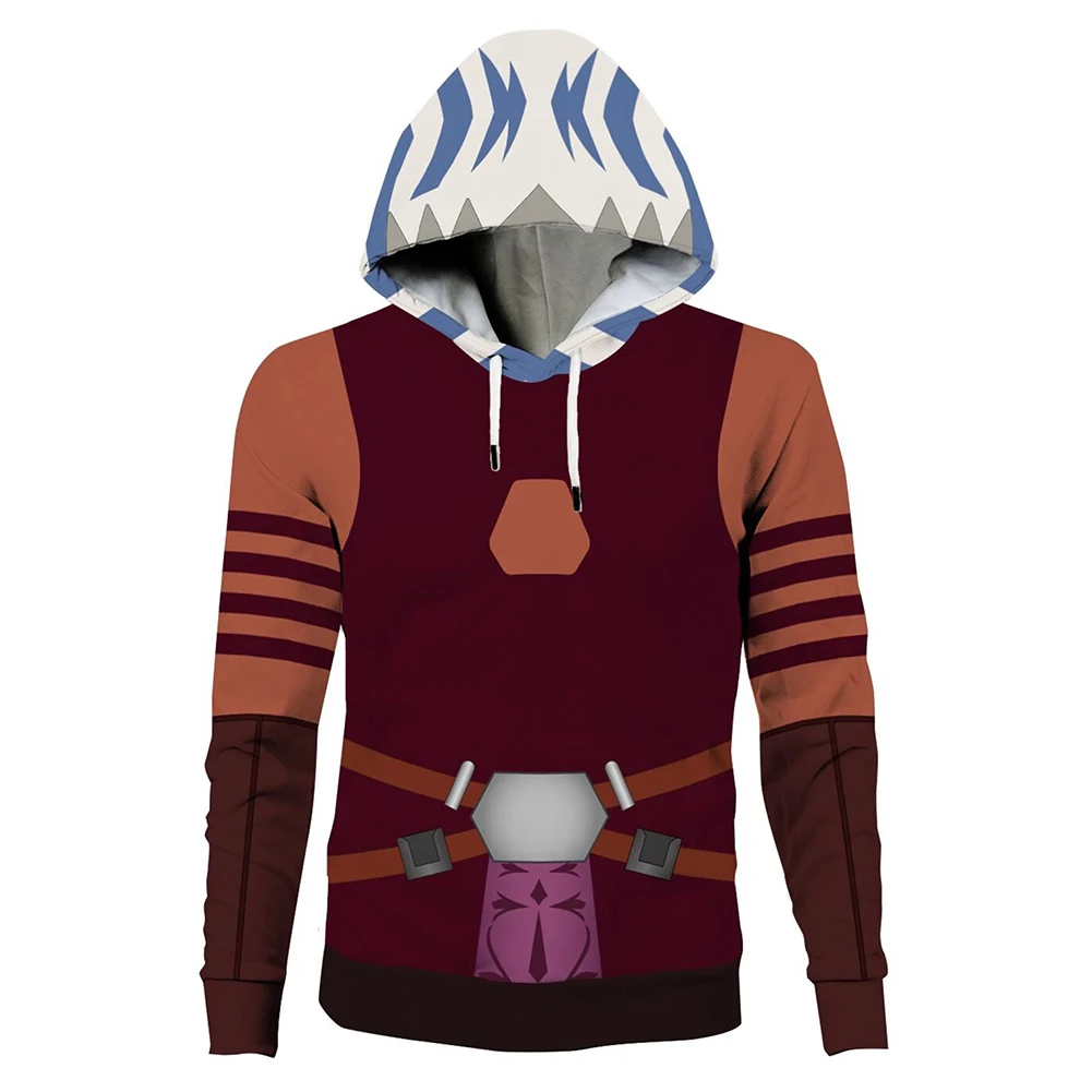 Wars Ahsoka Tano Cosplay Hoodie 3D Printed Hooded Sweatshirt Men Women Casual Pullover Coat Hat Headgear Costume Accessories
Wars Ahsoka Tano Cosplay Hoodie 3D Printed Hooded Sweatshirt Men Women Casual Pullover Coat Hat Headgear Costume Accessories
