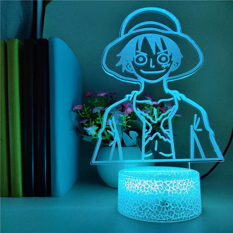 3D Lamp Anime One Piece LED Night Light Luffy Table Lightings USB Color Changing Luminaria Child Sleeping Boy Birthday Gifts
3D Lamp Anime One Piece LED Night Light Luffy Table Lightings USB Color Changing Luminaria Child Sleeping Boy Birthday Gifts