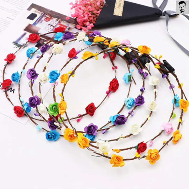 Korean version of luminous garland colorful ten lights led Mori female headgear flashing rattan headband tourist attractions
Korean version of luminous garland colorful ten lights led Mori female headgear flashing rattan headband tourist attractions
