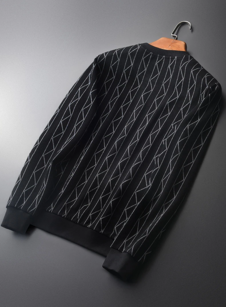 Dyed Geometric Yarn Sweatshirt Male Luxury Round Collar Black Casual Sweatshirts Men Plus Size 4xl Slim Fit Mens Hoodies
Dyed Geometric Yarn Sweatshirt Male Luxury Round Collar Black Casual Sweatshirts Men Plus Size 4xl Slim Fit Mens Hoodies
