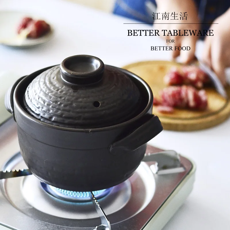 Small Clay Pot One Person Fast Cooked Rice Cooker Casseroles Two Cover Stoneware Pan Saucepan Mini Soup Milk Pot
Small Clay Pot One Person Fast Cooked Rice Cooker Casseroles Two Cover Stoneware Pan Saucepan Mini Soup Milk Pot