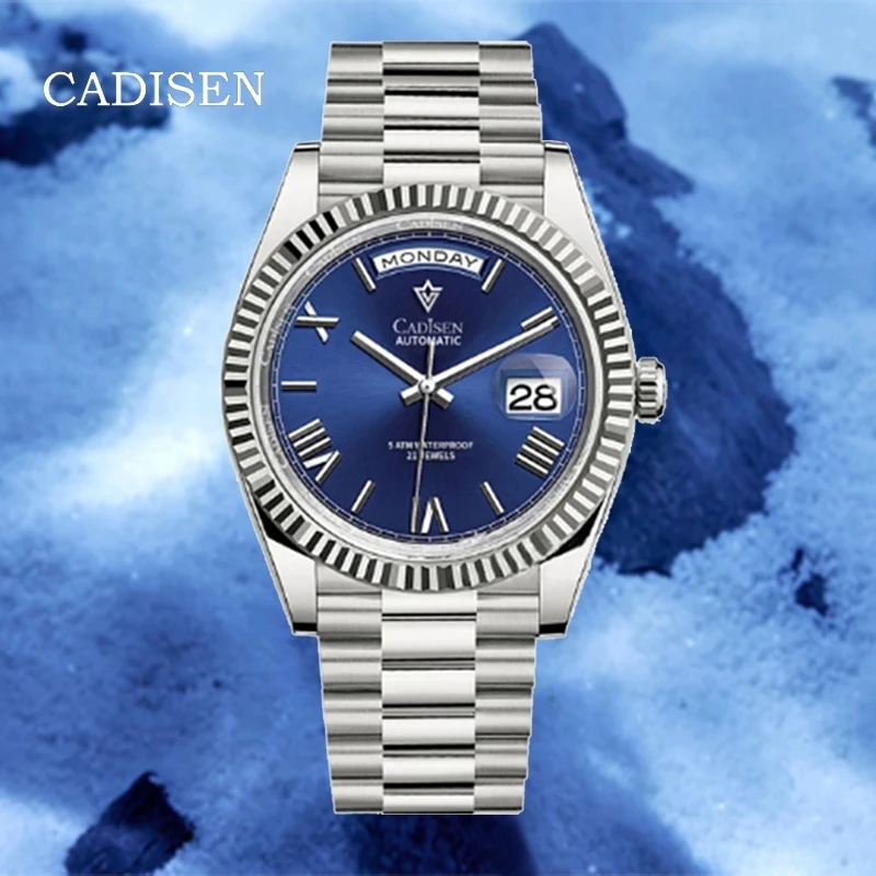 CADISEN 2021 Business Military MIYOTA-8285 Mechanical Automatic Watch Men's Accessories Sapphire Stainless Steel Automatic Date
CADISEN 2021 Business Military MIYOTA-8285 Mechanical Automatic Watch Men's Accessories Sapphire Stainless Steel Automatic Date