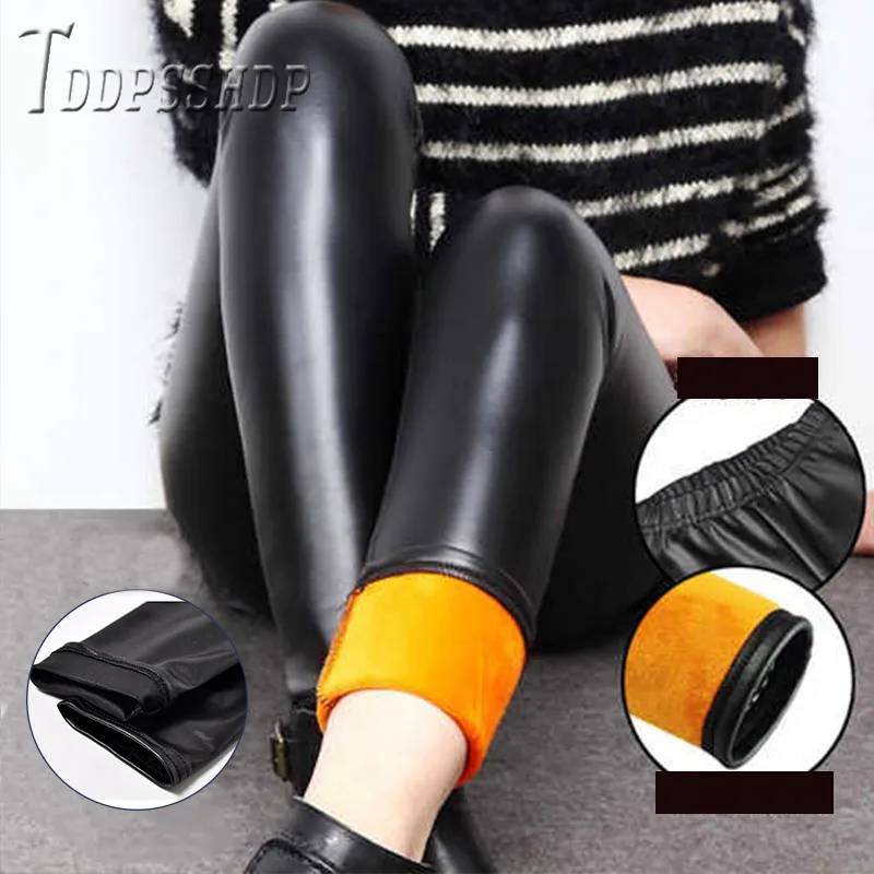 2019 Lining With Fluff Imitation Leather Winter Women Leggings Slim Oversized Skinny Thick Female Pants
2019 Lining With Fluff Imitation Leather Winter Women Leggings Slim Oversized Skinny Thick Female Pants