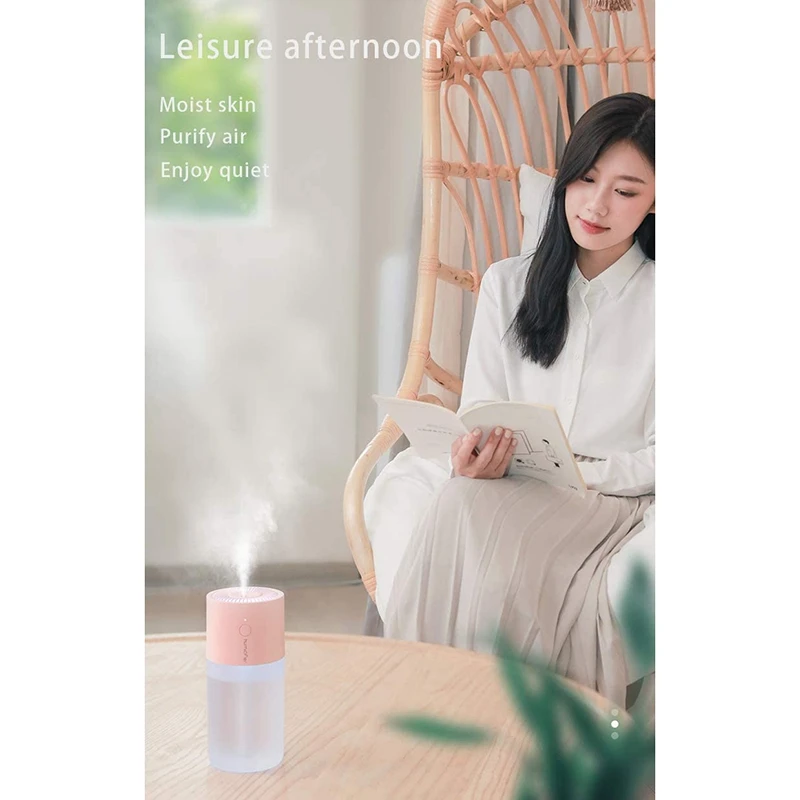 300ML Humidifier, Small Cool Mist Humidifier with Night Light, USB Personal Humidifiers for Baby Bedroom Car
300ML Humidifier, Small Cool Mist Humidifier with Night Light, USB Personal Humidifiers for Baby Bedroom Car
