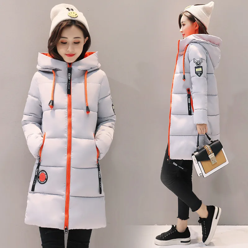 Женская парка зимняя куртка 2019 пальто с капюшоном женская верхняя одежда толстая