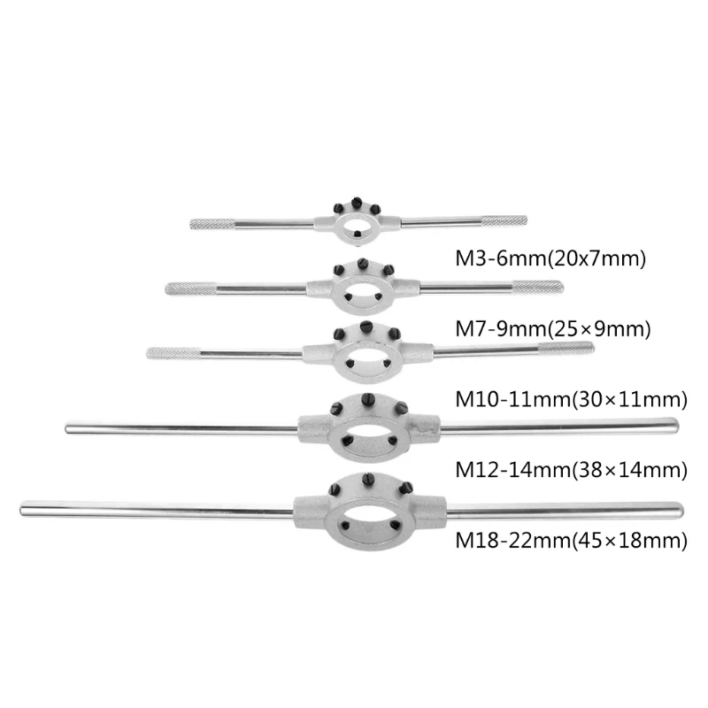 Steel Die Handle Wrench for M3-M6 M7-9 M10-11 M12-16 M18-22 
Steel Die Handle Wrench for M3-M6 M7-9 M10-11 M12-16 M18-22