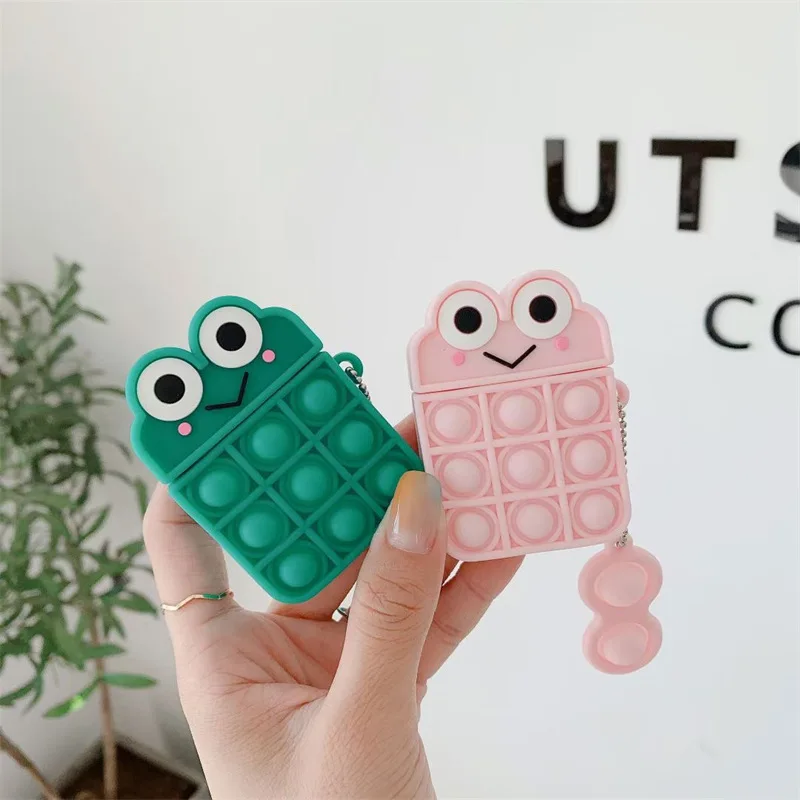 Press The Frog AirPods Pro Bluetooth Wireless Headset Cover 3rd Generation Cartoon 1/2 Soft Shell Cute Application
Press The Frog AirPods Pro Bluetooth Wireless Headset Cover 3rd Generation Cartoon 1/2 Soft Shell Cute Application