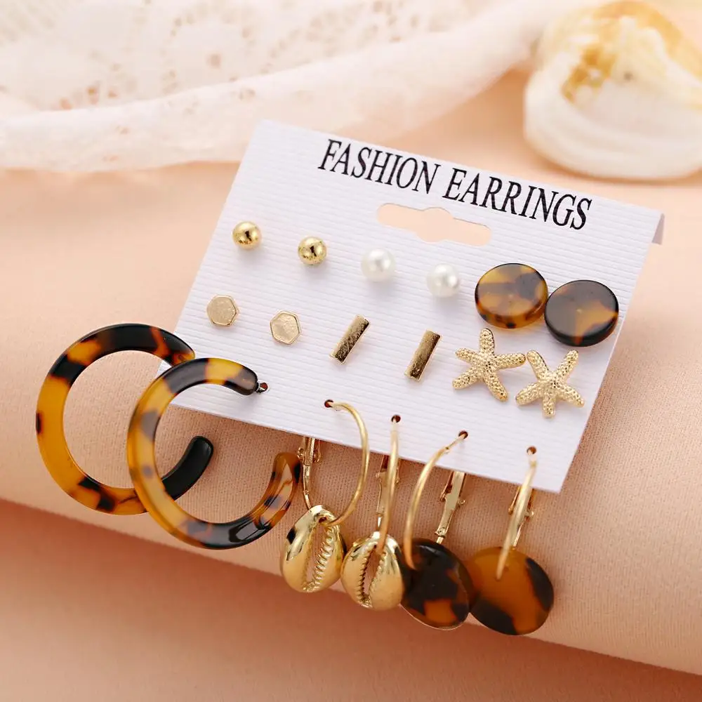 Female DIY Fashion Jewelry Acrylic Earrings For Women Bohemian Earrings Set Big Geometric Drop Earring 
Female DIY Fashion Jewelry Acrylic Earrings For Women Bohemian Earrings Set Big Geometric Drop Earring