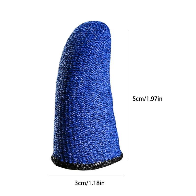 18-Pin Carbon Fiber Finger Sleeves for Mobile Games Contact Screen FingerSleeves C5AE
18-Pin Carbon Fiber Finger Sleeves for Mobile Games Contact Screen FingerSleeves C5AE