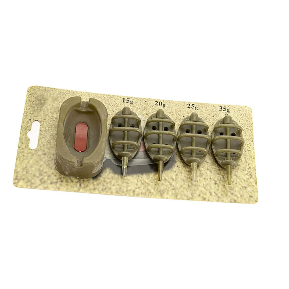 1Set Inline Method Carp Fishing Feeder 4 Feeders 15/20/25/35g Mould Fishing Tackle Accessories Fishing Carp Feeder Bait Holder
1Set Inline Method Carp Fishing Feeder 4 Feeders 15/20/25/35g Mould Fishing Tackle Accessories Fishing Carp Feeder Bait Holder