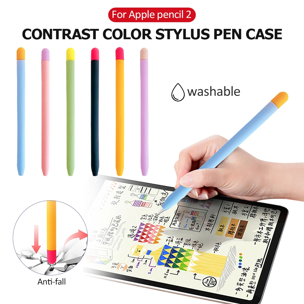 Silicone Case For Apple Pencil 2 Case Pencil case Tablet Touch Stylus Protective Cover For Pencil 2 Pouch Portable Protect Cases
Silicone Case For Apple Pencil 2 Case Pencil case Tablet Touch Stylus Protective Cover For Pencil 2 Pouch Portable Protect Cases