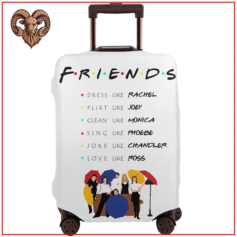 Be Like Friends TV Show аксессуары для путешествий Защитная крышка багажа бирка винтажный