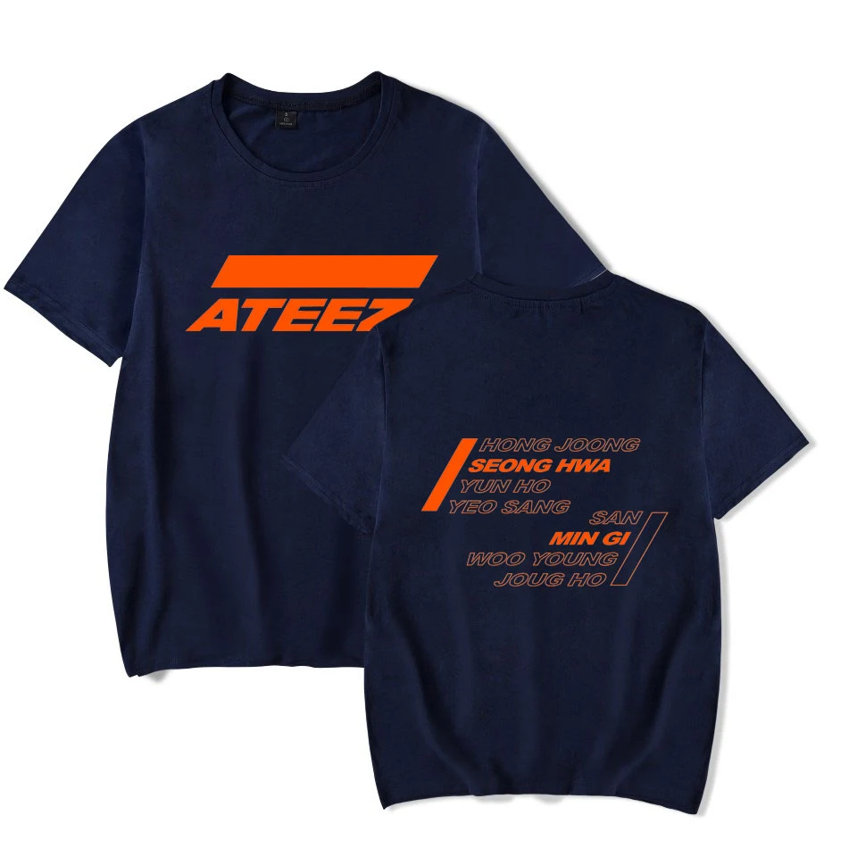 ATEEZ повседневные футболки с принтом женские и мужские одежда лето 2019 горячая