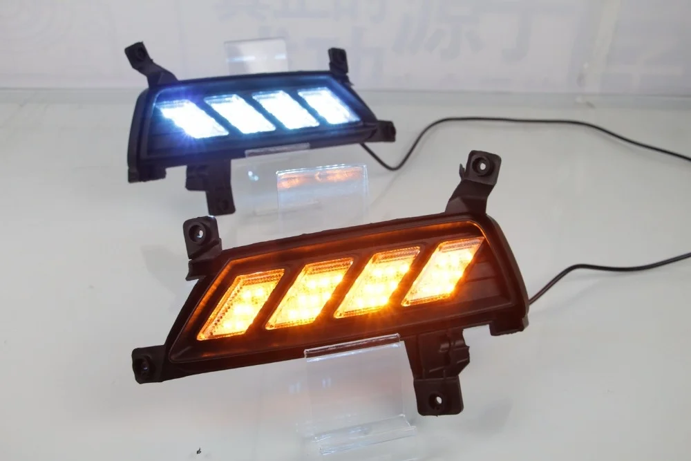 Osmrk led drl daytime running light + moving yellow turn signal + blue night light for MG ZS 2017 2018
Osmrk led drl daytime running light + moving yellow turn signal + blue night light for MG ZS 2017 2018