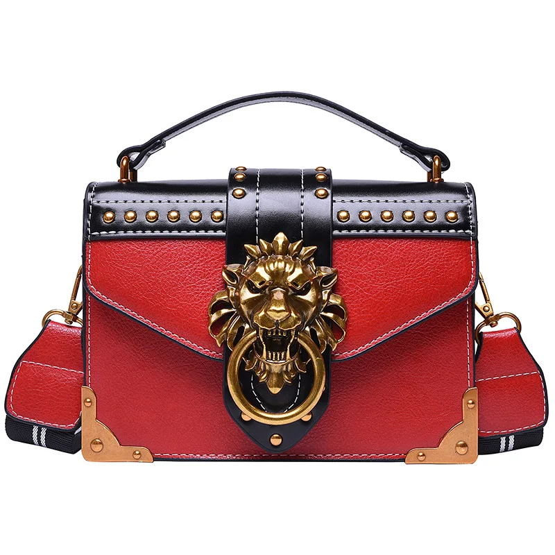 Female Fashion Handbags Luxury Girls Crossbody Bags Tote Woman Metal Lion Head Brand Shoulder Purse Mini Square Messenger Bag
Female Fashion Handbags Luxury Girls Crossbody Bags Tote Woman Metal Lion Head Brand Shoulder Purse Mini Square Messenger Bag