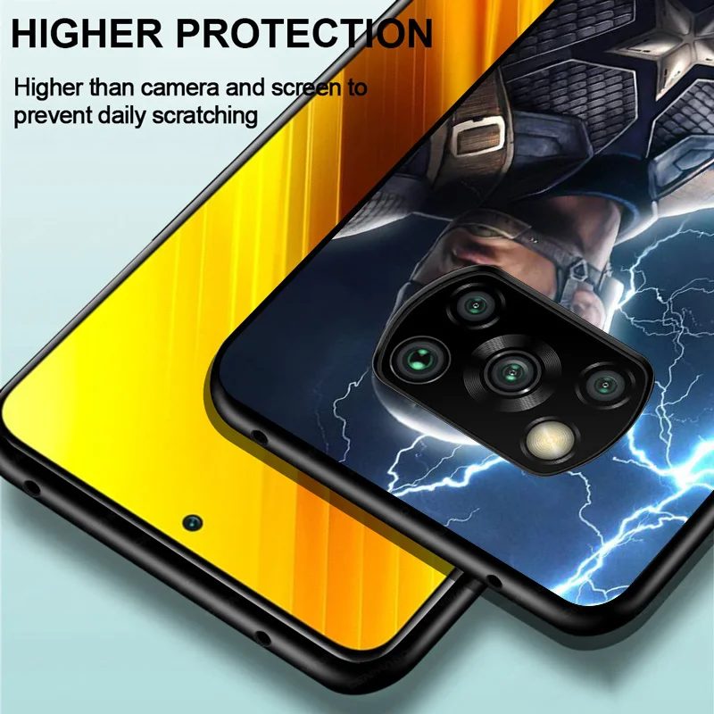 Marvel Avengers Captain America Super Hero For Xiaomi Poco C3 M3 M2 X3 NFC X2 F3 F2 F1 Mi Play Mix 3 A3 A2 Lite Pro Phone Case
Marvel Avengers Captain America Super Hero For Xiaomi Poco C3 M3 M2 X3 NFC X2 F3 F2 F1 Mi Play Mix 3 A3 A2 Lite Pro Phone Case