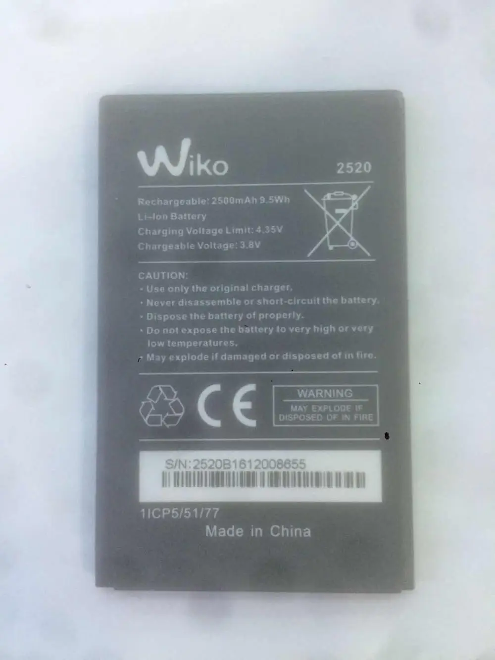 2500mAh Wiko 2520 Battery For Batterie Bateria 2500mAh Wiko 2520 Battery For Batterie Bateria
2500mAh Wiko 2520 Battery For Batterie Bateria 2500mAh Wiko 2520 Battery For Batterie Bateria