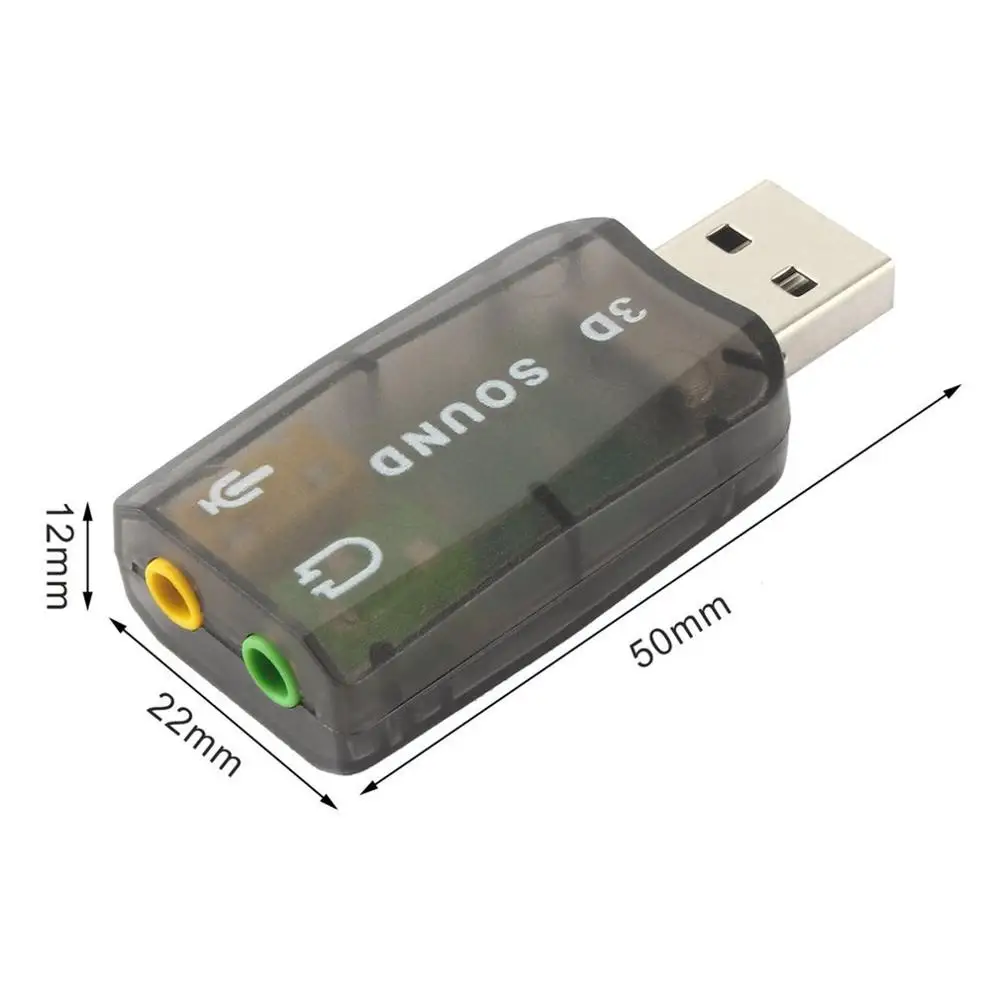 Новая аудиогарнитура USB2.0 наушники микрофон переходник адаптер с динамическим