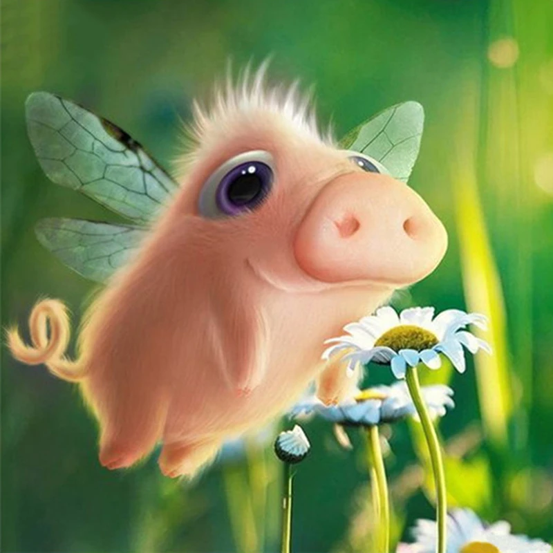NEW Square Full Diamond Mosaic Pig Diamond Painting Cartoon 5d Diamond Embroidery Full Display Picture Of Rhinestone Beadwork
NEW Square Full Diamond Mosaic Pig Diamond Painting Cartoon 5d Diamond Embroidery Full Display Picture Of Rhinestone Beadwork