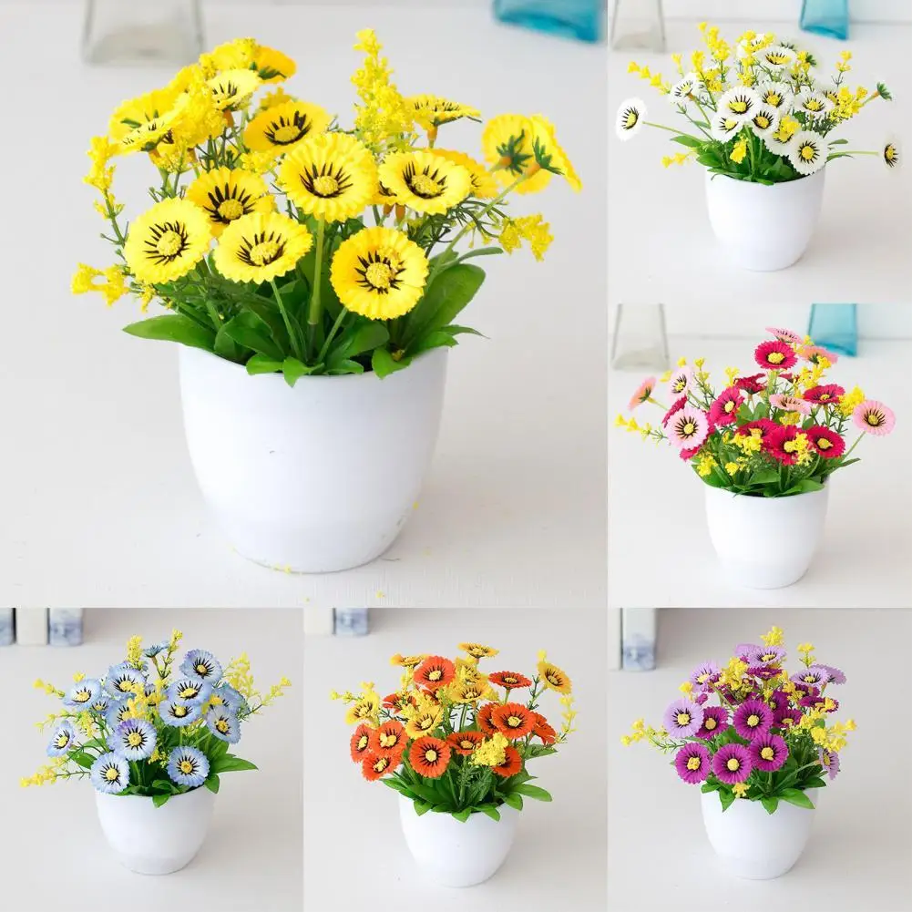 Artificial Flower Pot Chrysanthemum Desktop Decor Plastic Everlasting Fake Potted Plant for Balcony Flower Pot
Artificial Flower Pot Chrysanthemum Desktop Decor Plastic Everlasting Fake Potted Plant for Balcony Flower Pot