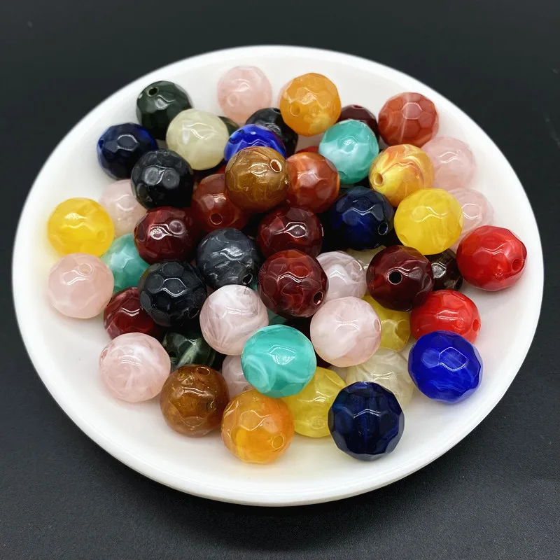 10pcs/lot 13mm Imitation Stone Facet Acrylic Round Beads Clouds Effect Loose Spacer Beads for Jewelry Making DIY Bracelet
10pcs/lot 13mm Imitation Stone Facet Acrylic Round Beads Clouds Effect Loose Spacer Beads for Jewelry Making DIY Bracelet