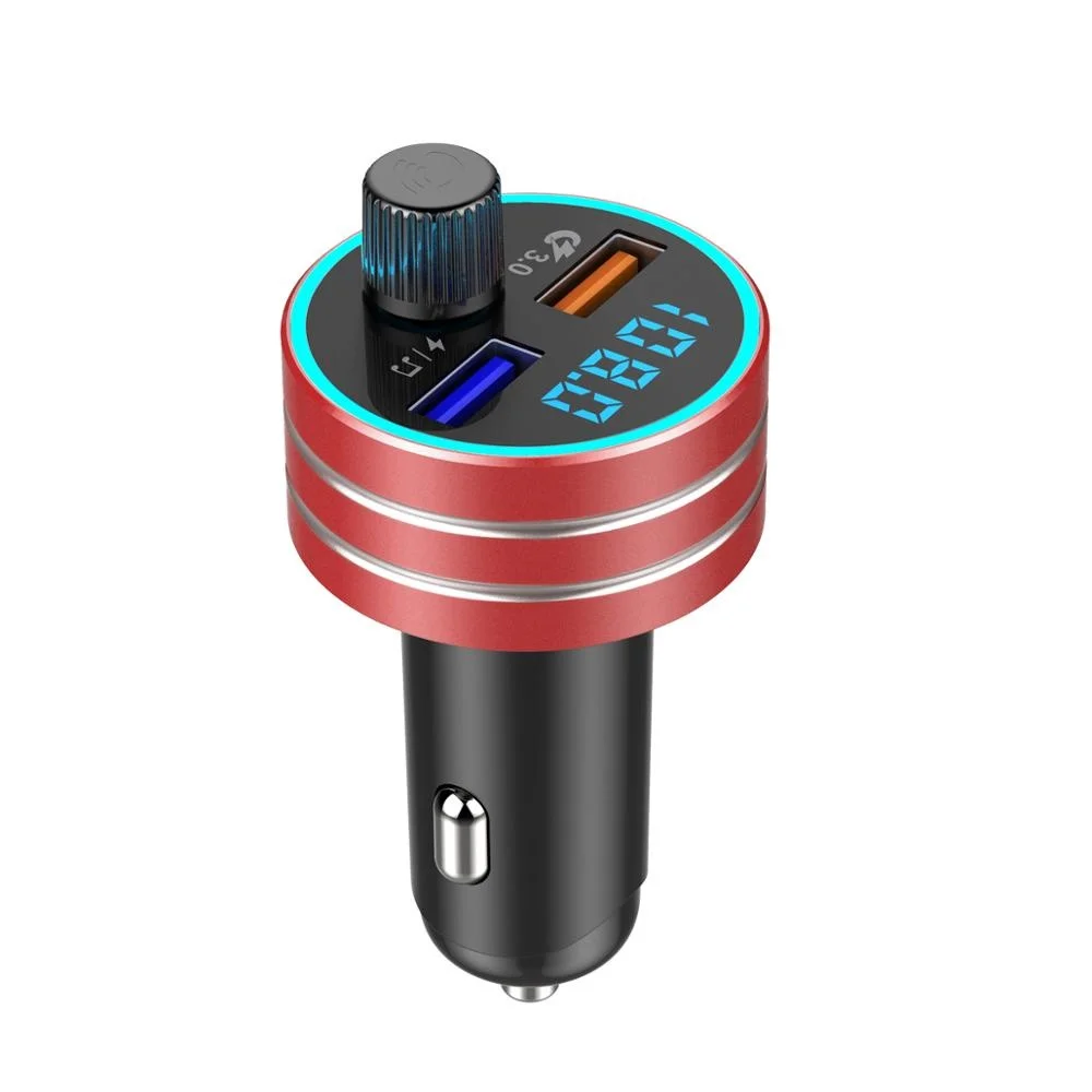 Автомобильный многофункциональный Bluetooth FM-трансмиттер, беспроводная гарнитура, радио, MP3-плеер, двойной USB-адаптер для быстрой зарядки телеф...
Автомобильный многофункциональный Bluetooth FM-трансмиттер, беспроводная гарнитура, радио, MP3-плеер, двойной USB-адаптер для быстрой зарядки телеф...