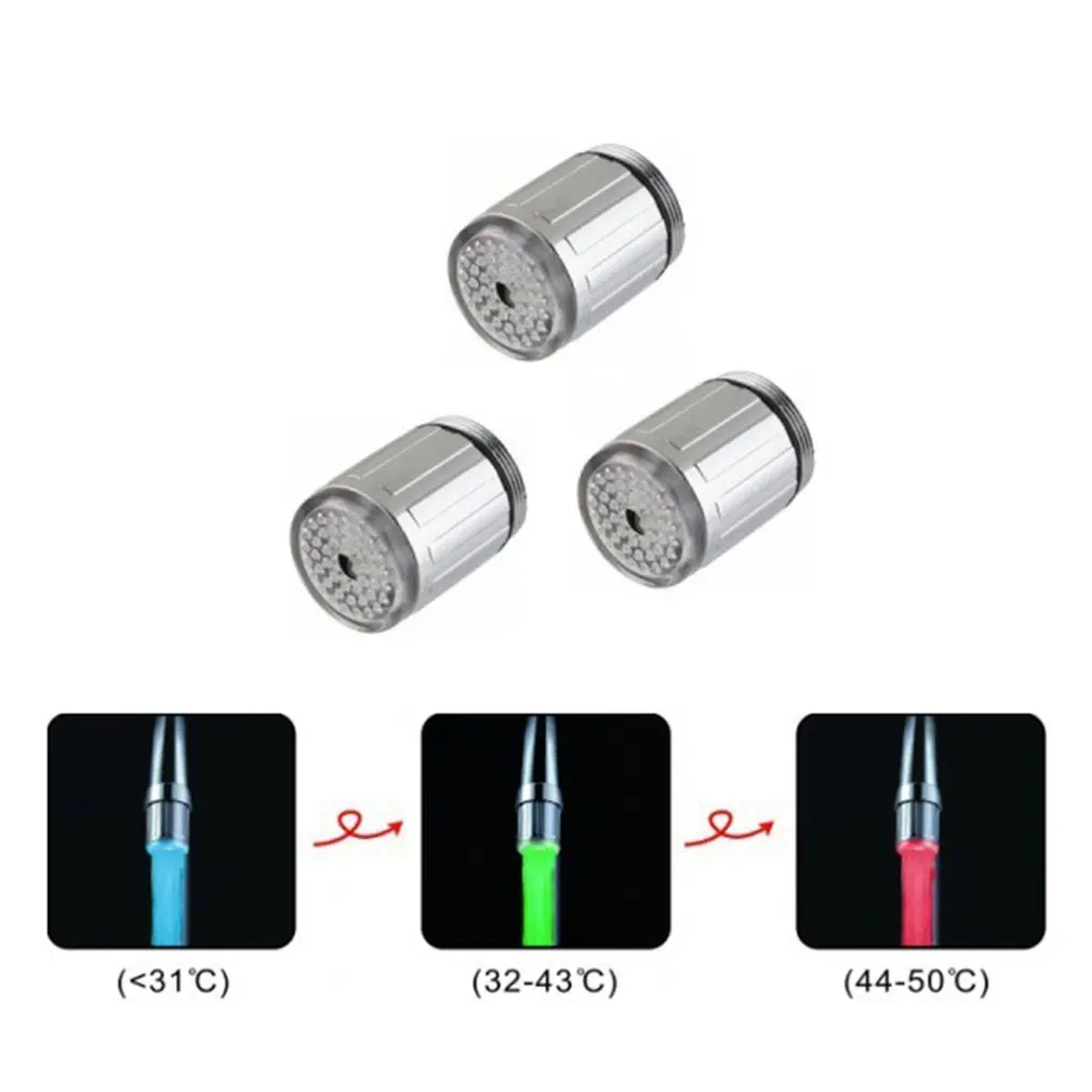 Led Faucet Temperature Control /Tricolor Luminous Color Faucet Lamp Professional Fashion Adjustment Atmosphere With Adapter
Led Faucet Temperature Control /Tricolor Luminous Color Faucet Lamp Professional Fashion Adjustment Atmosphere With Adapter