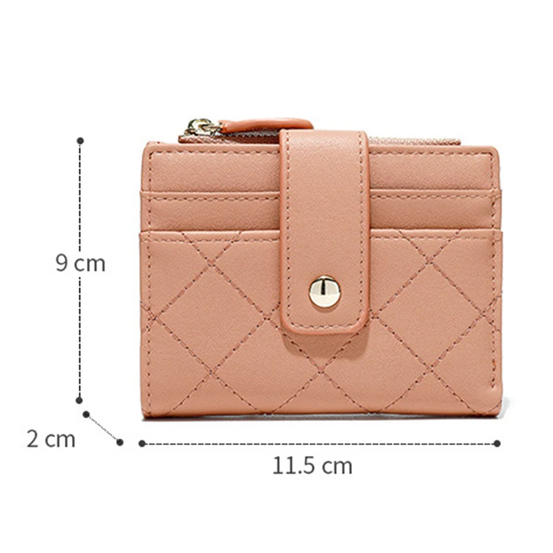 Ladies Wallet Hasp PU Leather Small Coin Pocket Zipper Purse Female Solid Color Cards Holders Fashion
Ladies Wallet Hasp PU Leather Small Coin Pocket Zipper Purse Female Solid Color Cards Holders Fashion