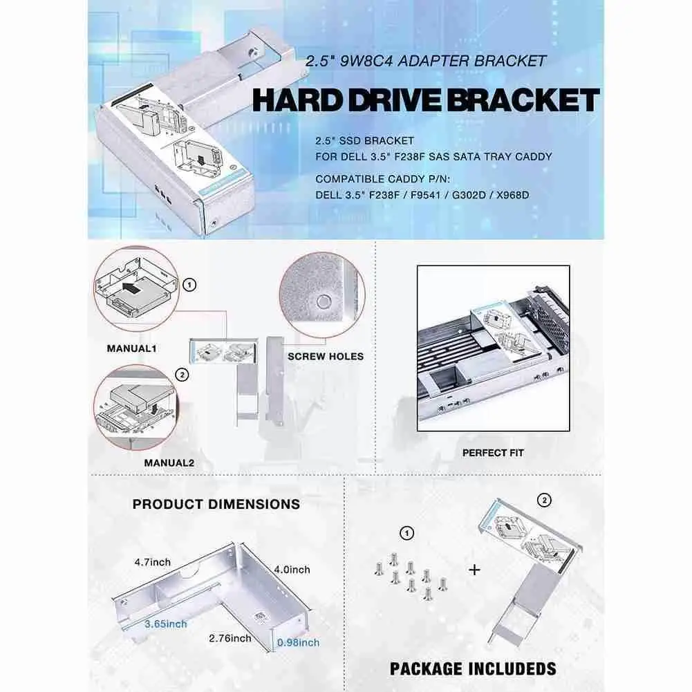 3.5" To 2.5" Hdd Bracket Tray Caddy Hard Disk Adapter R710 R720 R630 R730 Tray For Rack R610 Caddy X0d0
3.5" To 2.5" Hdd Bracket Tray Caddy Hard Disk Adapter R710 R720 R630 R730 Tray For Rack R610 Caddy X0d0