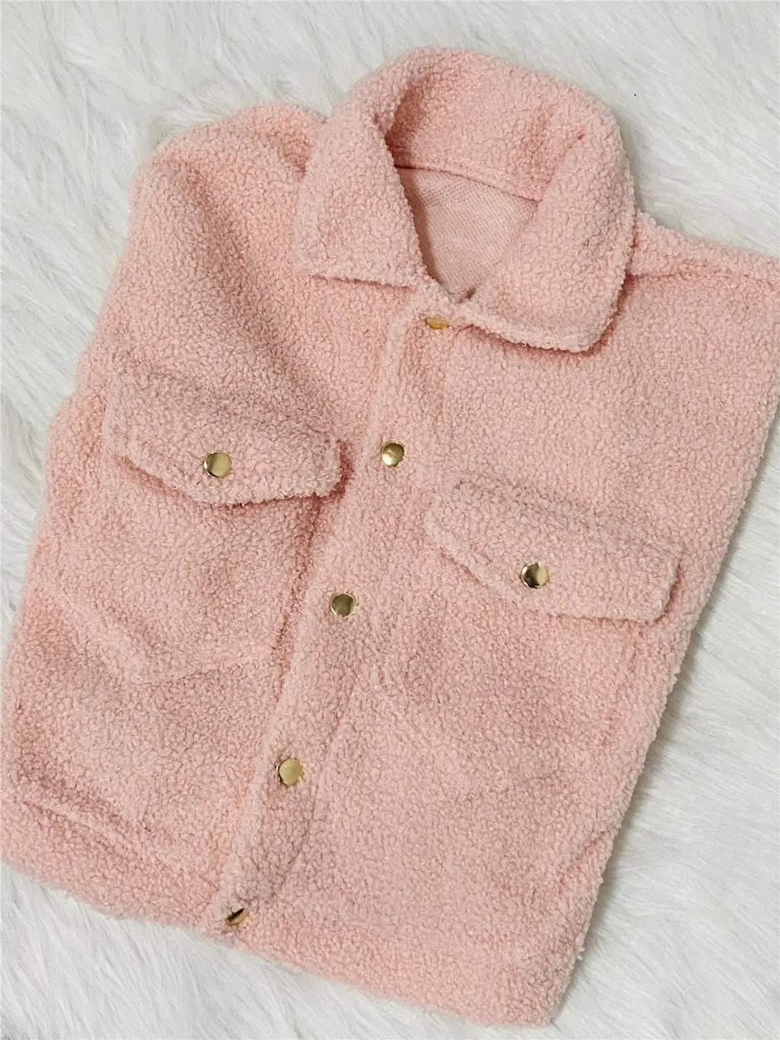Adogirl Women Autumn Winter Plush Short Jacket Pockets Turn Down Collar Long Sleeve Warm Coat Casual Outerwear
Adogirl Women Autumn Winter Plush Short Jacket Pockets Turn Down Collar Long Sleeve Warm Coat Casual Outerwear