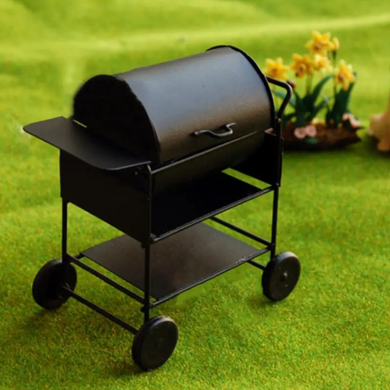 1:12 Miniature Iron Barbecue Grill Mini Garden Outdoor Trolley Square Oven Toy
1:12 Miniature Iron Barbecue Grill Mini Garden Outdoor Trolley Square Oven Toy