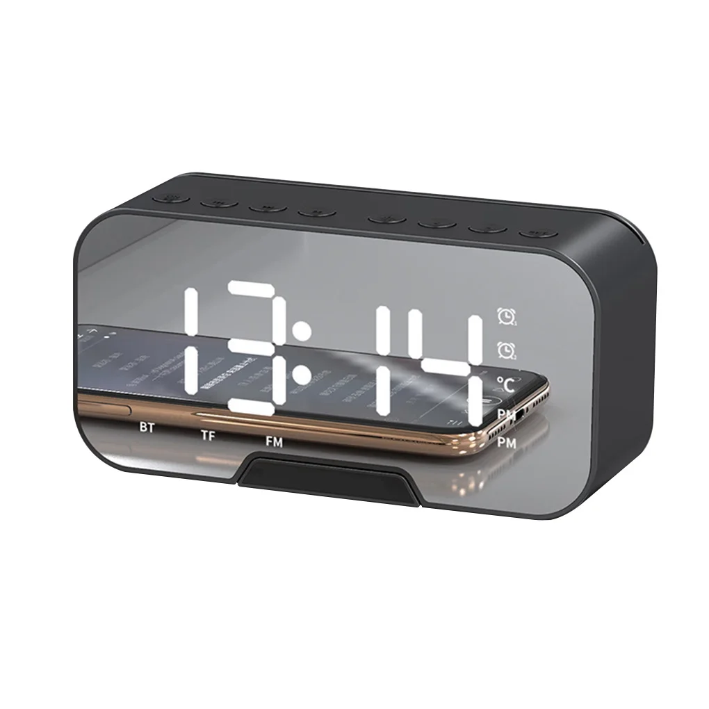 Wireless Bluetooth Speaker Small Mini Alarm Clock Portable Cannon Mini Voice Broadcast the Card Instert Vehicular Audio System
Wireless Bluetooth Speaker Small Mini Alarm Clock Portable Cannon Mini Voice Broadcast the Card Instert Vehicular Audio System