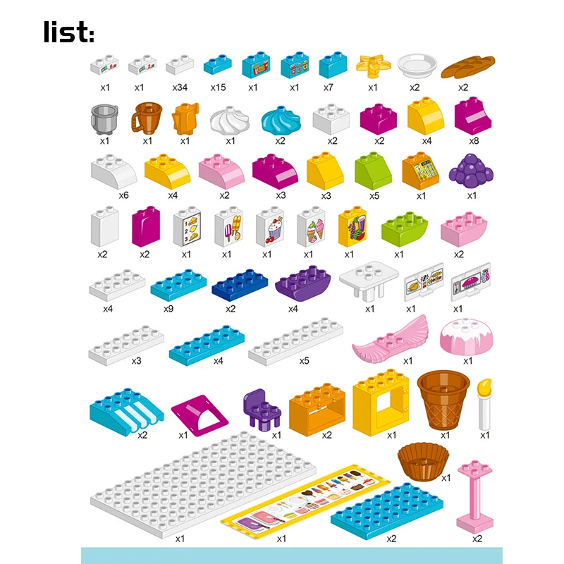 My Ice Cream Shop Kindergarten Early Education Fun Doll Particle Building Blocks Compatible With Bricks Toys For Kids
My Ice Cream Shop Kindergarten Early Education Fun Doll Particle Building Blocks Compatible With Bricks Toys For Kids