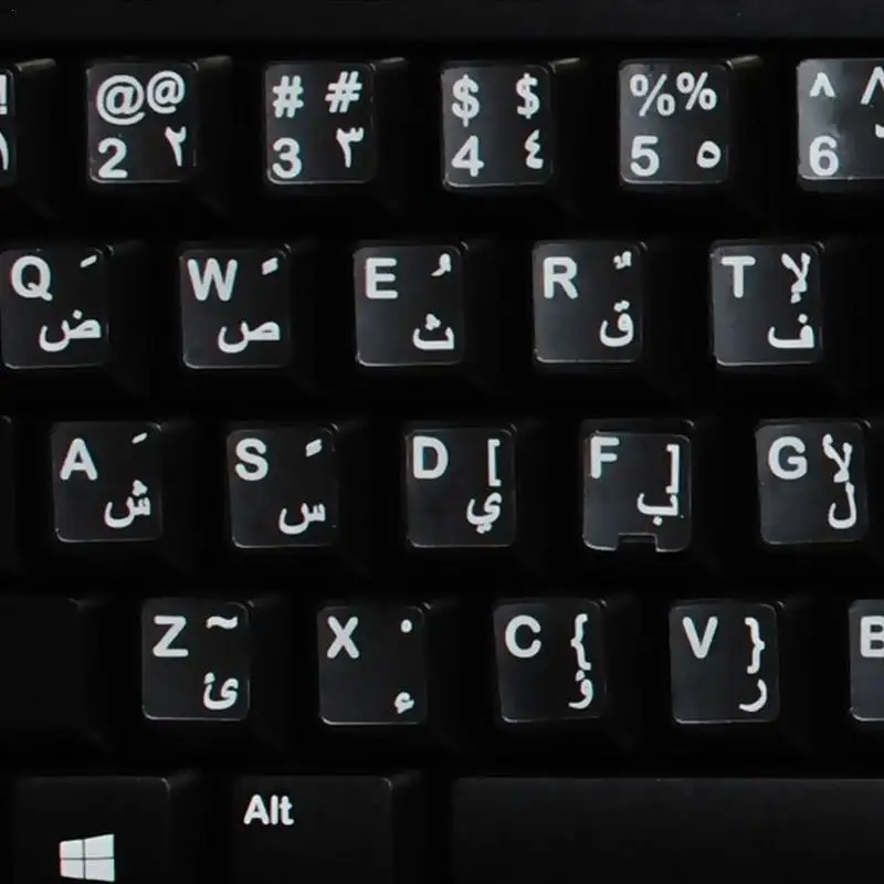 Arabic Transparent Keyboard Stickers for Laptop Letters Keyboard Cover for Notebook Computer PC Dust Protection Parts Accessorie
Arabic Transparent Keyboard Stickers for Laptop Letters Keyboard Cover for Notebook Computer PC Dust Protection Parts Accessorie