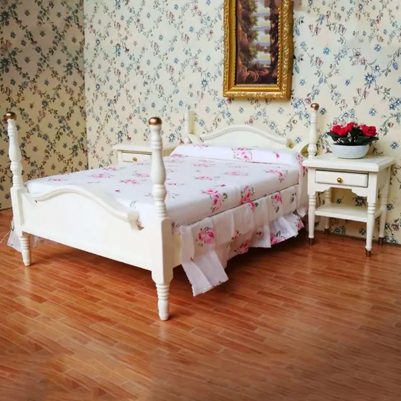 1:12 Dollhouse Miniature Wooden Bedroom Furniture Bed Dresser Stool Bedside Table Wardrobe Accessories
1:12 Dollhouse Miniature Wooden Bedroom Furniture Bed Dresser Stool Bedside Table Wardrobe Accessories