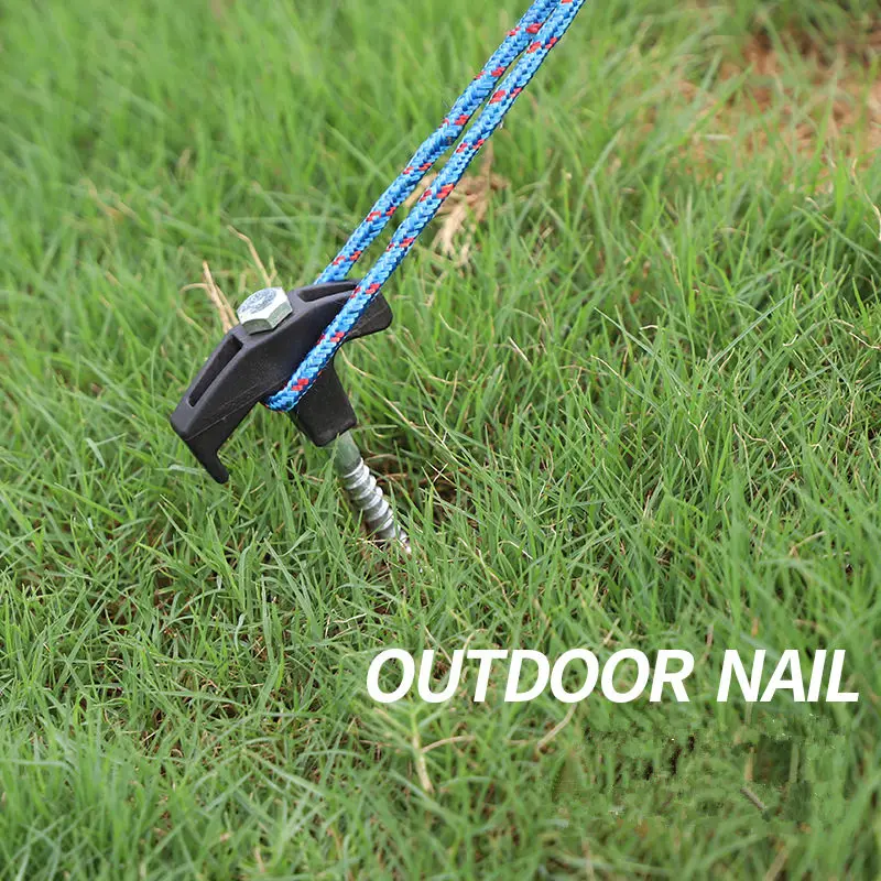 20 pcs Outdoor Tent Nail Steel High-Strength Screw Ground Nail Camping Equipment Camping Accessories Tent Peg
20 pcs Outdoor Tent Nail Steel High-Strength Screw Ground Nail Camping Equipment Camping Accessories Tent Peg
