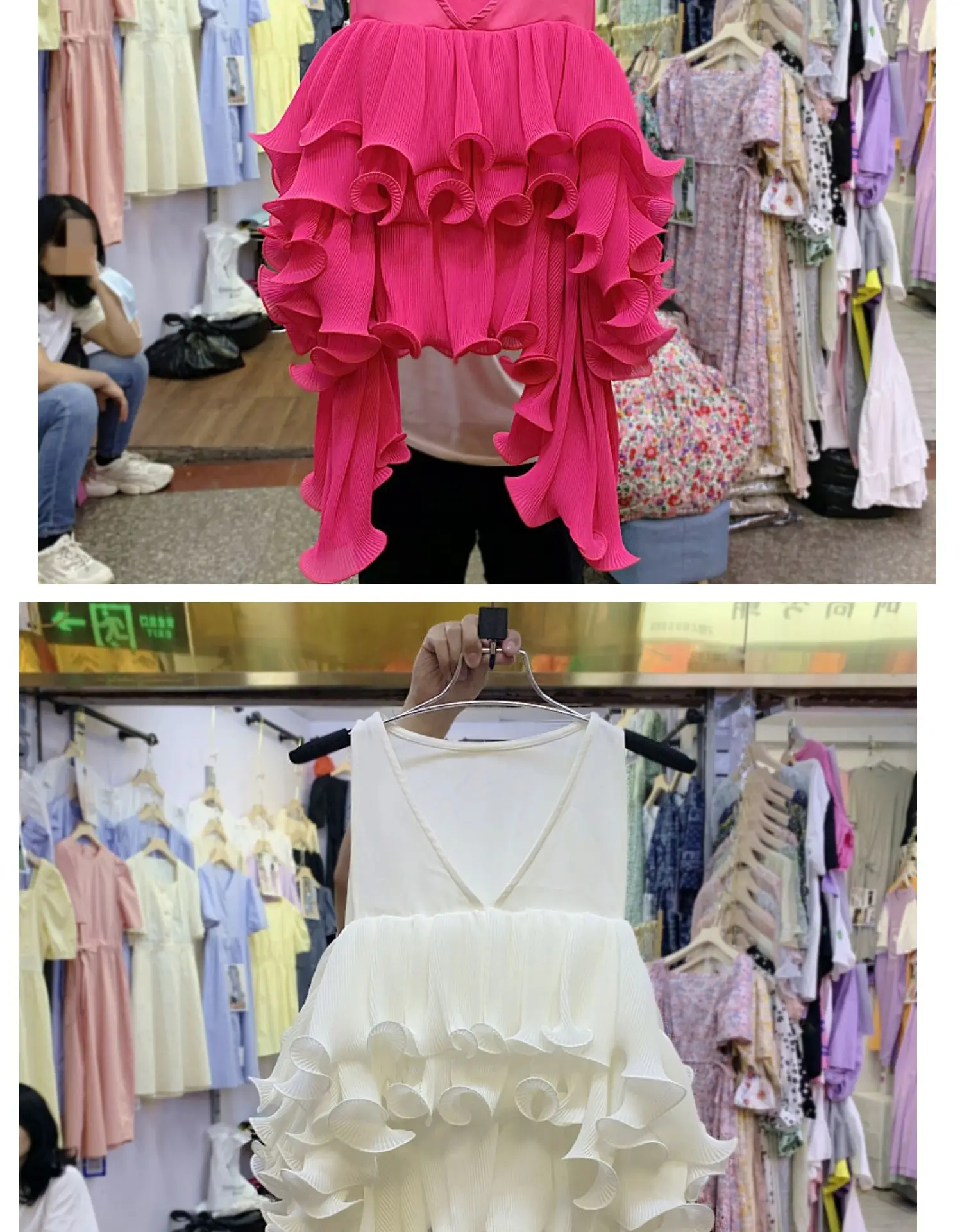 2021 Summer New Western Irregular Design Off-Shoulder Female Shirt Stitching Fairy Pleated Cake Chiffon Blouse Fashion Solid Top
2021 Summer New Western Irregular Design Off-Shoulder Female Shirt Stitching Fairy Pleated Cake Chiffon Blouse Fashion Solid Top